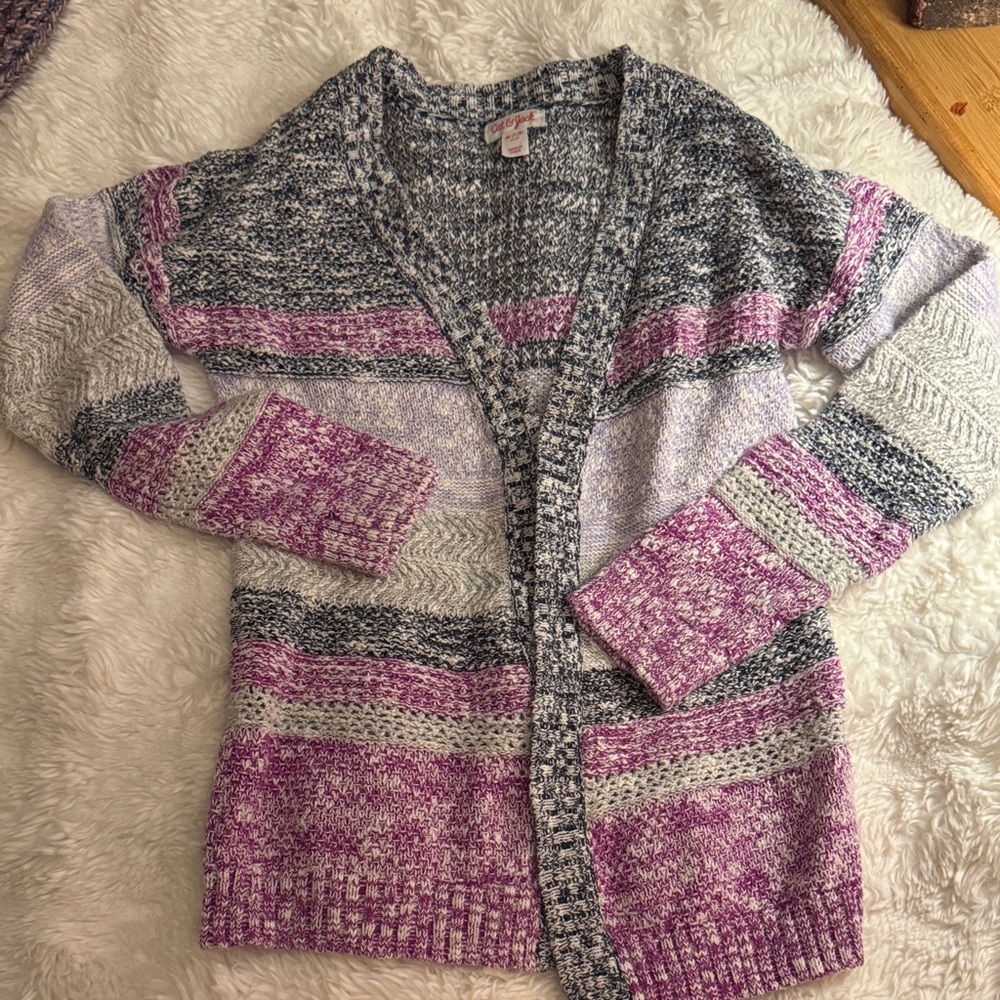 Cat & Jack Women's Multicolor Knit Cardigan